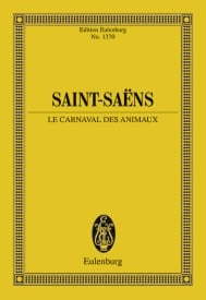 Saint Saens: The Carnival of Animals (Study Score) published by Eulenburg